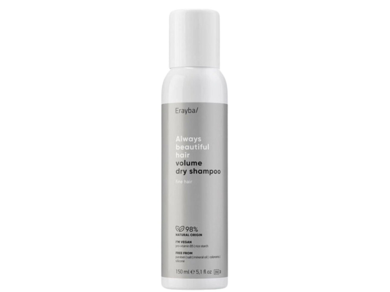 ERAYBA/ ABH VOLUME DRY SHAMPOO - apimties suteikiantis sausas šampūnas 150ml