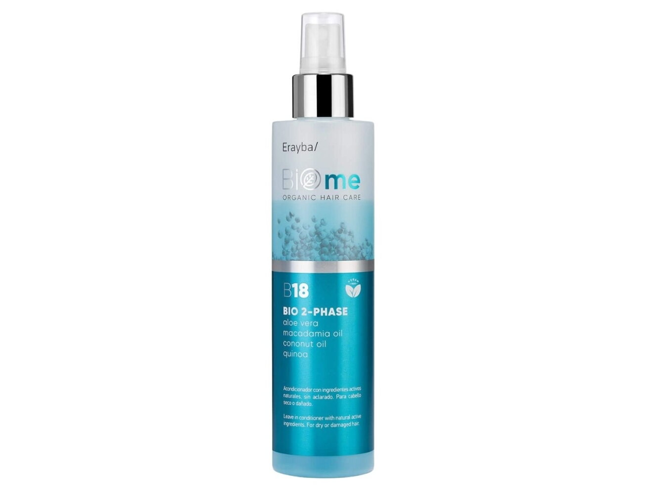 ERAYBA/ BIOme B18 BIO 2-PHASE SPRAY CONDITIONER - organiškas, dvifazis nenuplaunamas plaukų kondicionierius