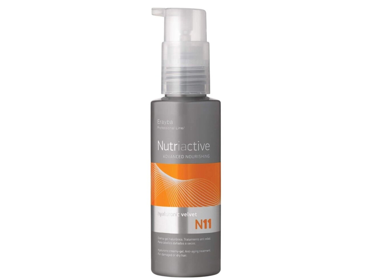 ERAYBA/ NUTRIACTIVE N11 HYALURONIC VELVET CREAM - plaukus minkštinantis gelis - kremas su hialuronu 100ml ERAYBA/ NUTRIACTIVE N11 HYALURONIC VELVET CREAM - plaukus minkštinantis gelis - kremas su hialuronu 100ml