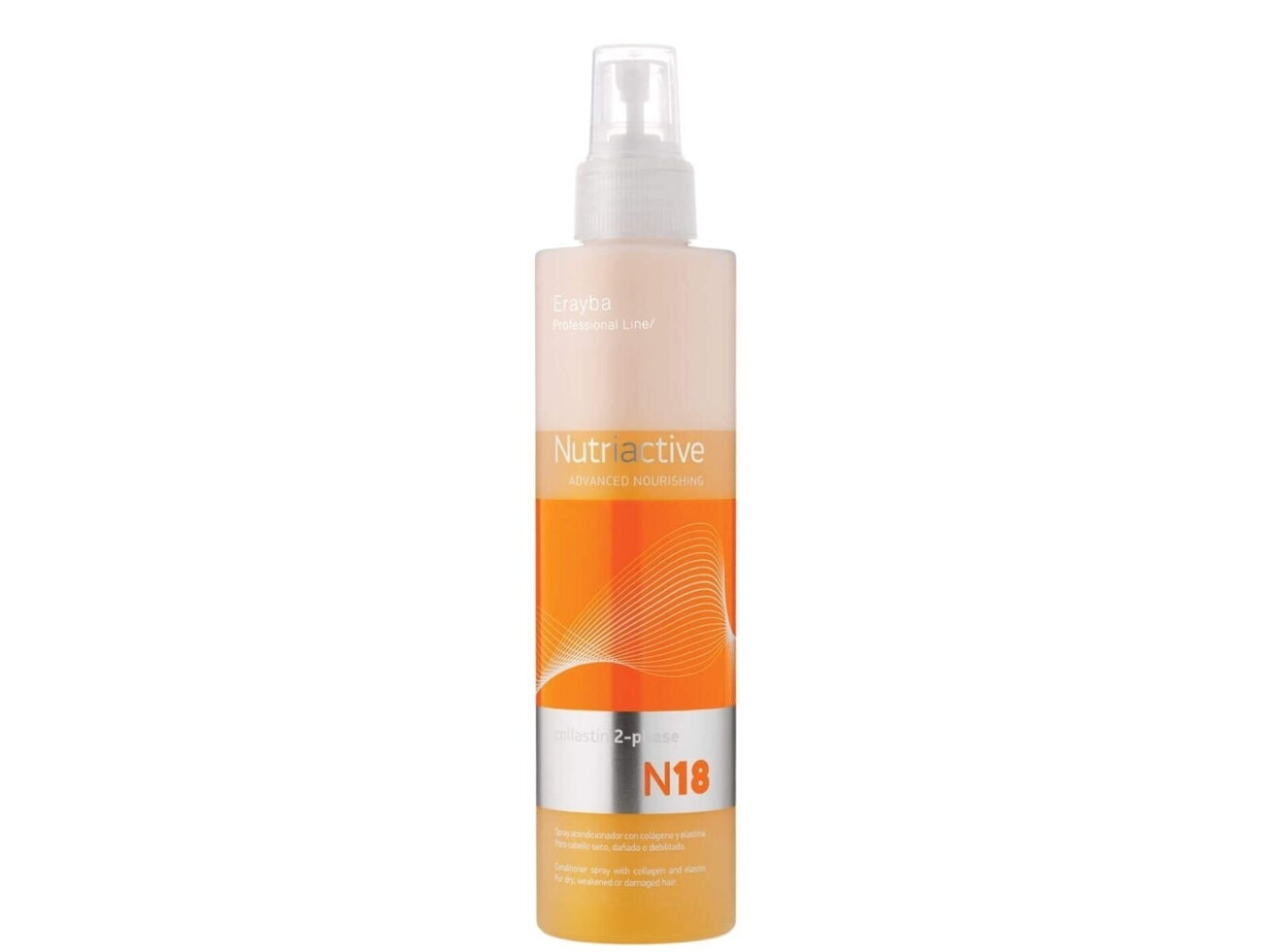 ERAYBA/ NUTRIACTIVE N18 COLLASTIN 2-PHASE CONDITIONER - dvifazis, paliekamas plaukų kondicionierius su su kolagenu ir elastanu
