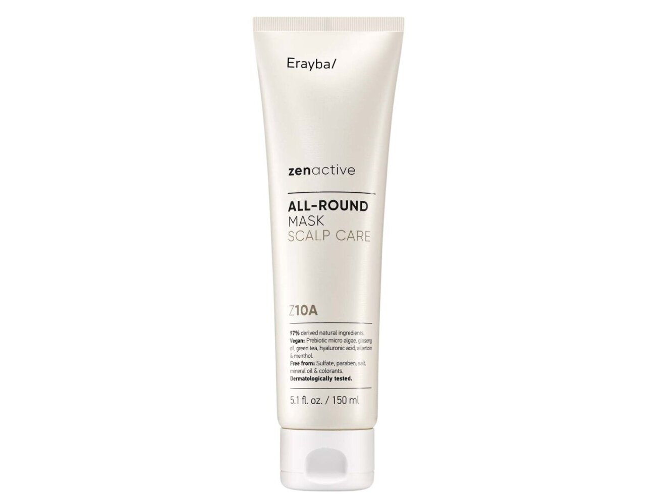 ERAYBA/ ZENACTIVE Z10A ALL-ROUND MASK SCALP CARE - galvos odą raminanti kaukė su prebiotikais 150ml