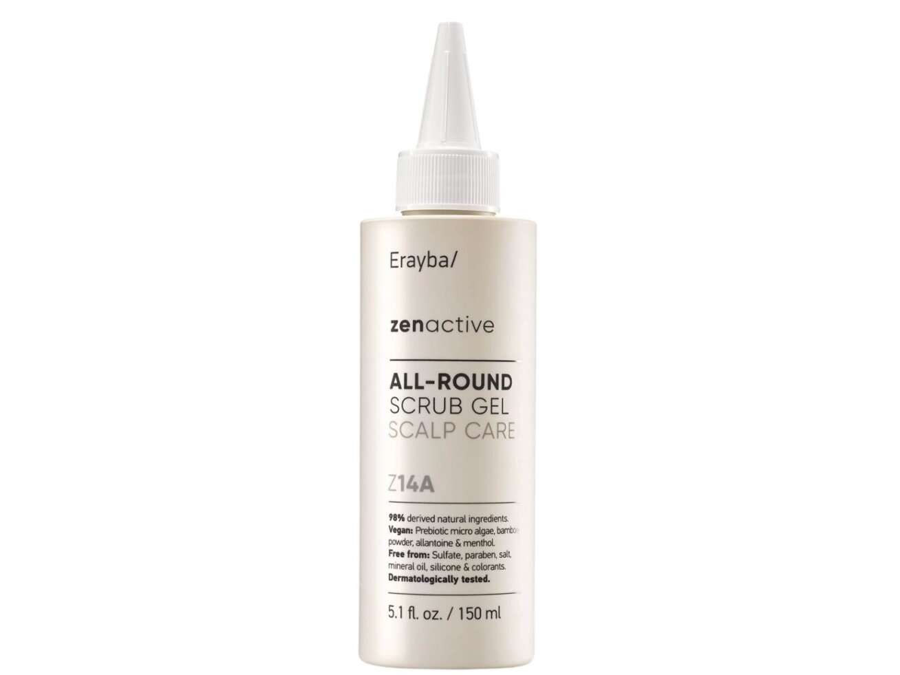ERAYBA/ ZENACTIVE Z14A ALL-ROUND SCRUB GEL - galvos odos šveitiklis/skrabas 150ml ERAYBA/ ZENACTIVE Z14A ALL-ROUND SCRUB GEL - galvos odos šveitiklis/skrabas 150ml