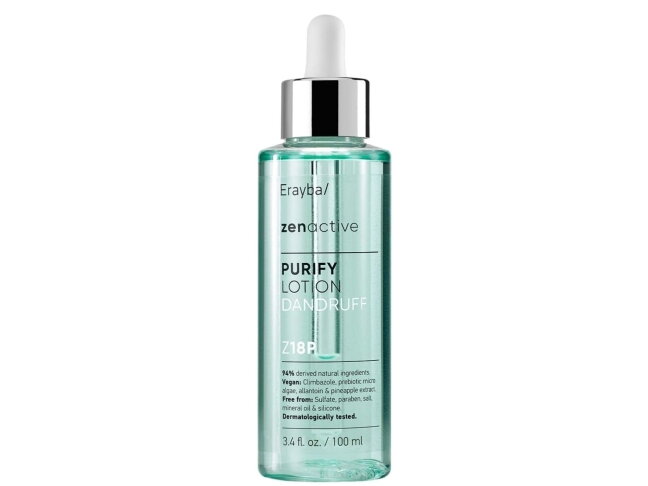 ERAYBA/ ZENACTIVE Z18P PURIFY LOTION DANDRUFF - galvos odos losjonas nuo pleiskanų su prebiotikais 100ml ERAYBA/ ZENACTIVE Z18P PURIFY LOTION DANDRUFF - galvos odos losjonas nuo pleiskanų su prebiotikais 100ml