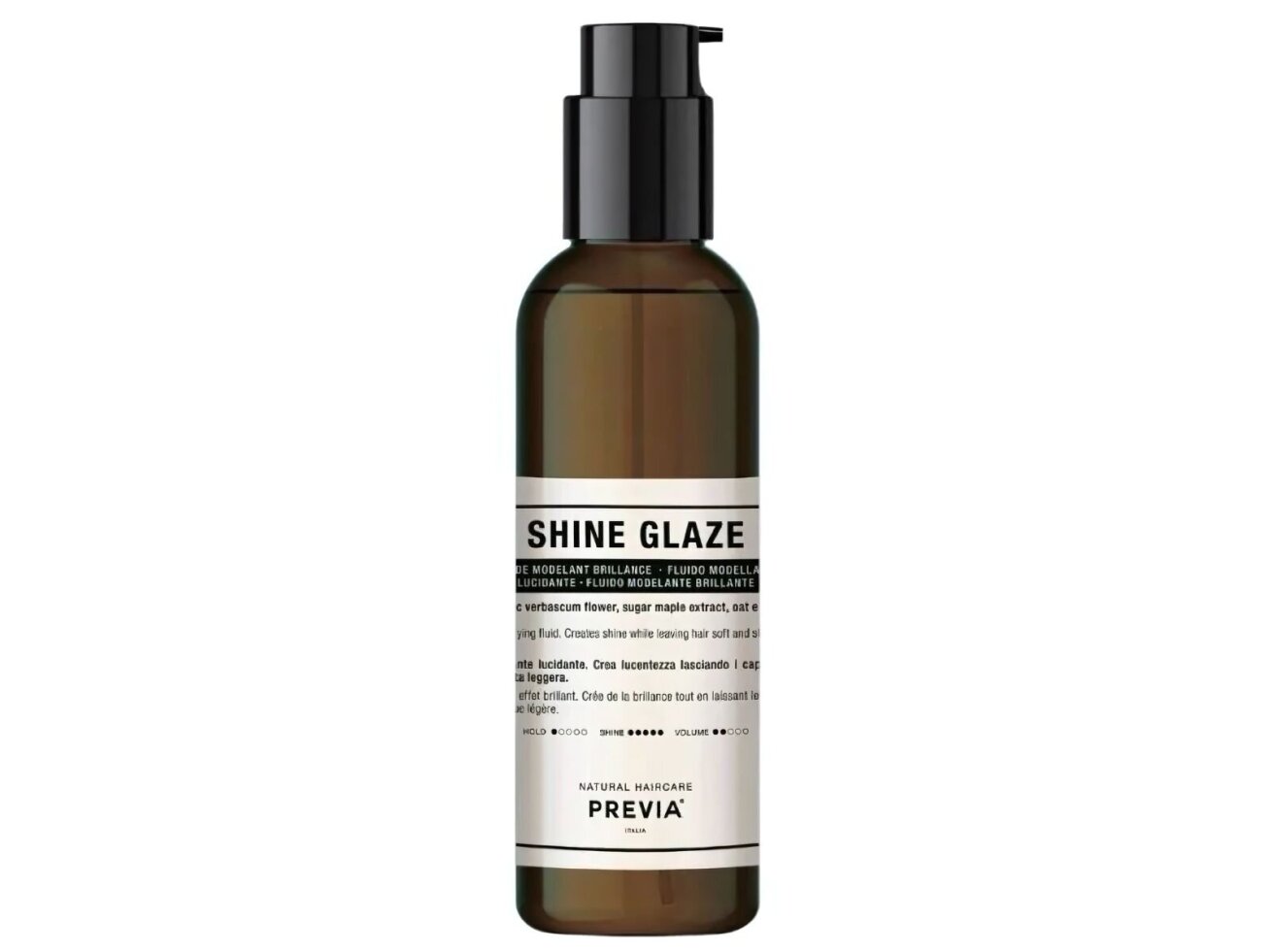 PREVIA SHINE GLAZE - plaukų blizgesys 200ml