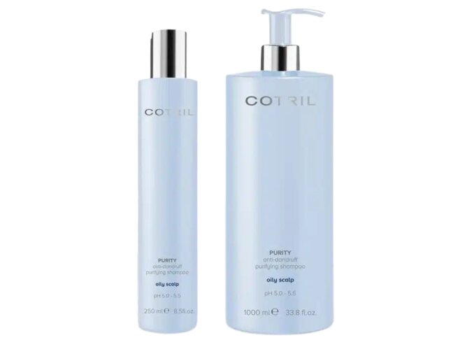 PURITY ANTI DANDRUFF PURIFYING SHAMPOO FOR OILY SCALP valomasis šampūnas nuo pleiskanų, riebiai odai