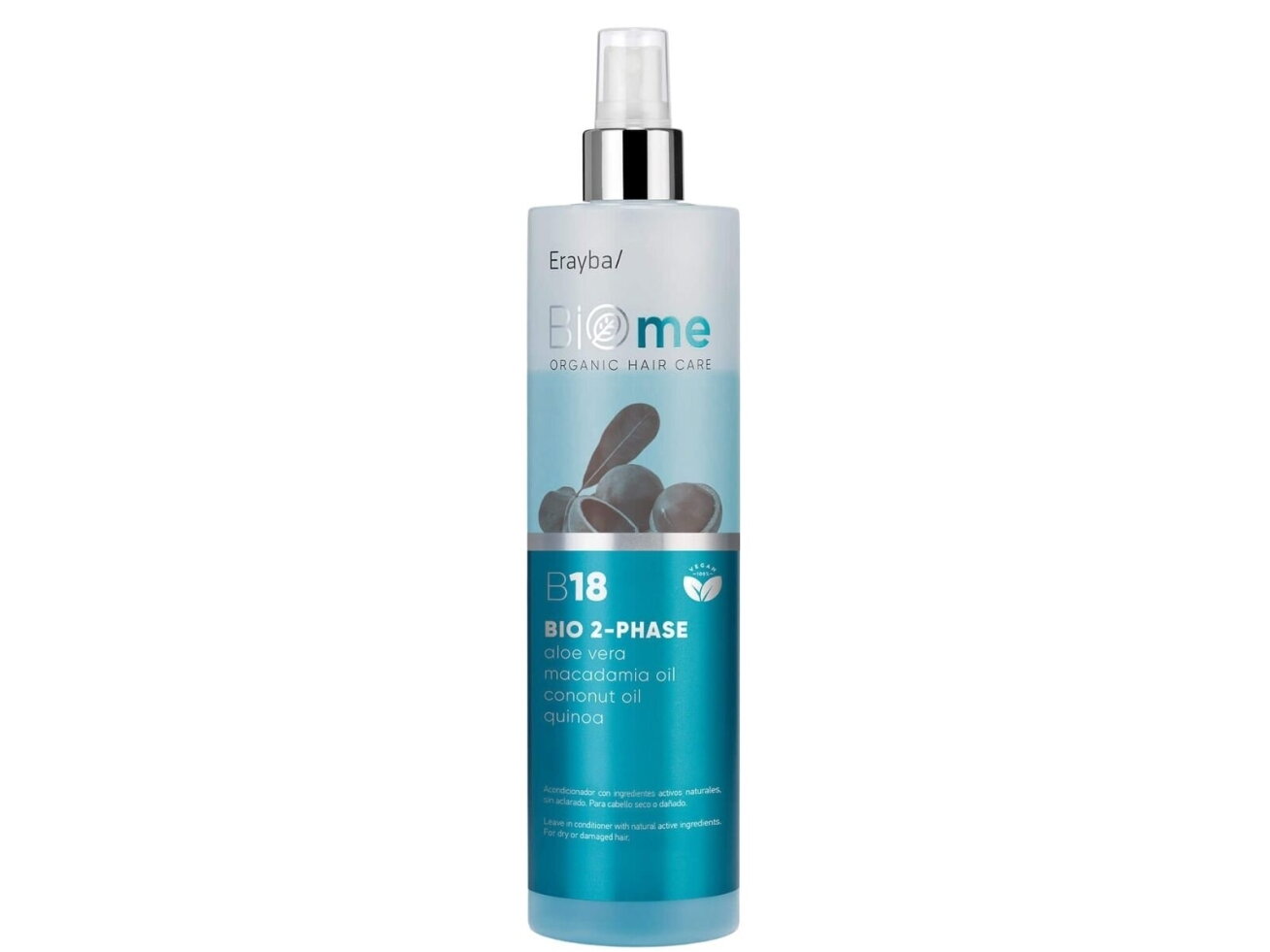 ERAYBA/ BIOme B18 BIO 2-PHASE SPRAY CONDITIONER - organiškas, dvifazis nenuplaunamas plaukų kondicionierius 2