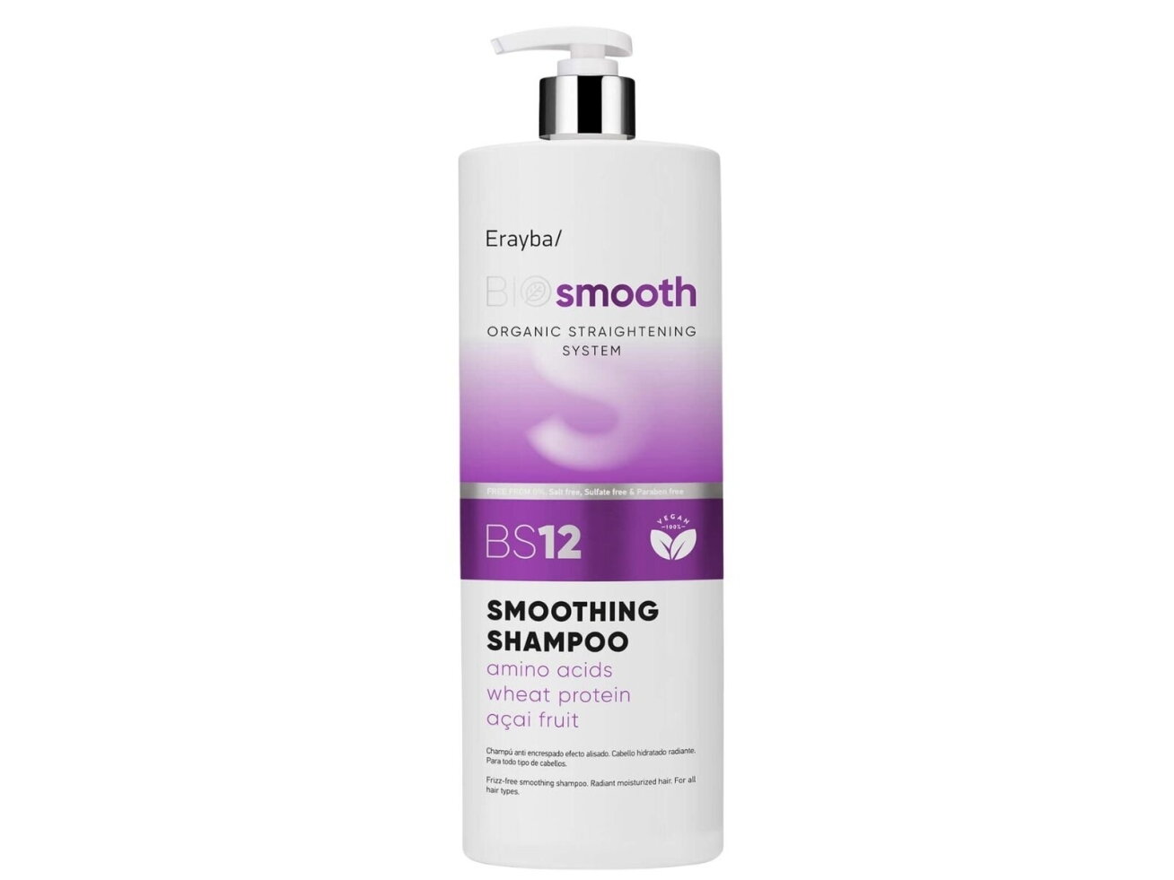 ERAYBA/ BS12 SMOOTHING SHAMPOO - tiesinantis plaukų šampūnas 2