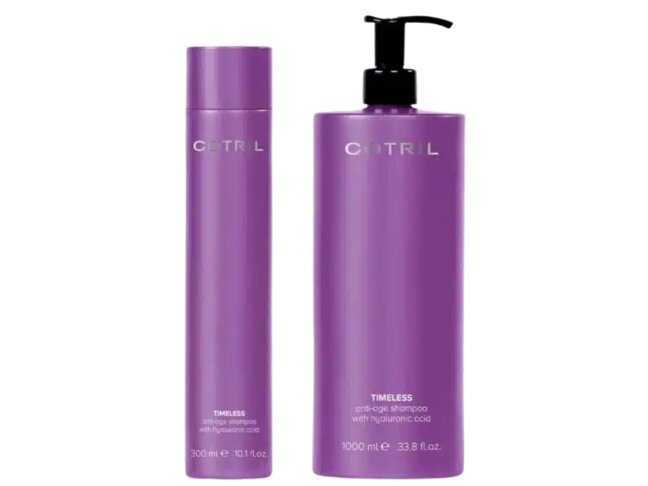 COTRIL TIMELESS ANTI AGING SHAMPOO WITH HYALURONIC ACID plaukų šampūnas su hialurono rūgštimi COTRIL TIMELESS ANTI AGING SHAMPOO WITH HYALURONIC ACID plaukų šampūnas su hialurono rūgštimi